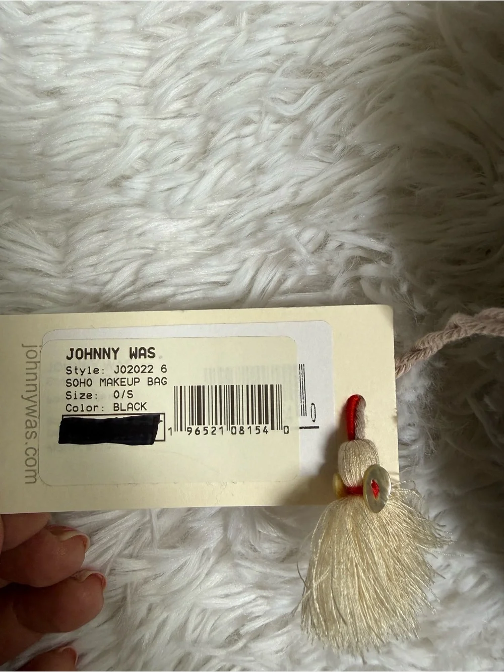 NWT Johnny Was Soho Makeup Bag
